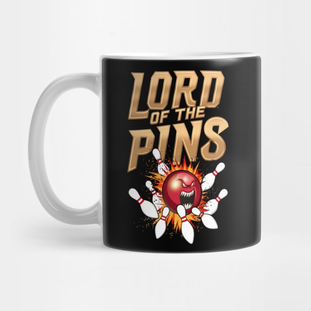 Lord of the Pins - Bowling - Monster Ball - Funny by Fenay-Designs